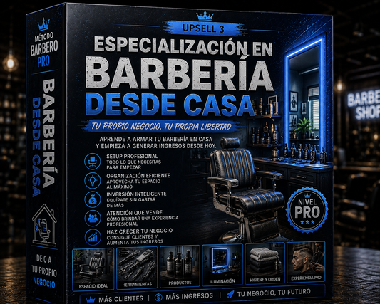 💈 ESPECIALIZACIÓN EN BARBERÍA DESDE CASA