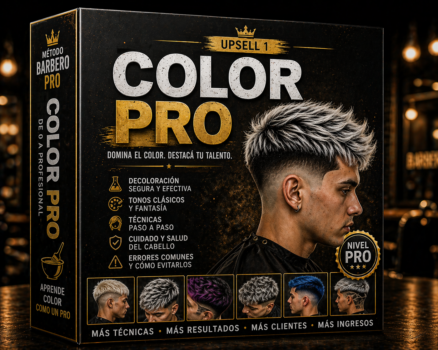 💈ESPECIALIZACIÓN EN COLOR Y DECOLORACIÓN EN BARBERIA